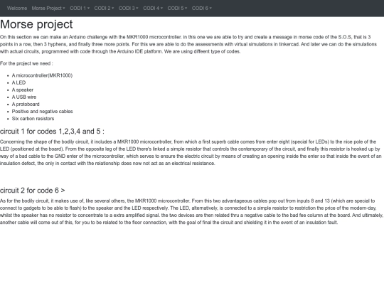 Microcontrolers/morse project screenshot