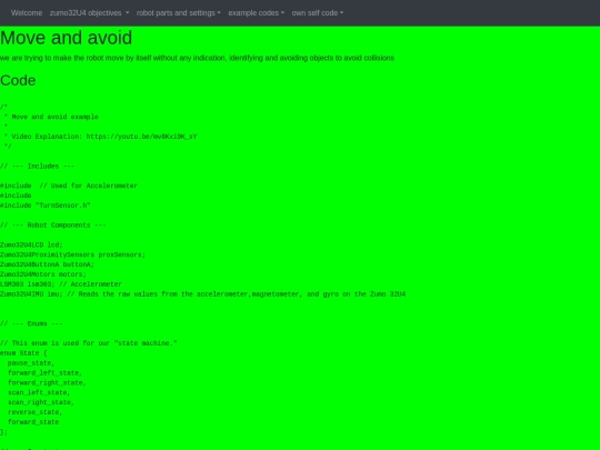 zumo32U4/own self code  screenshot