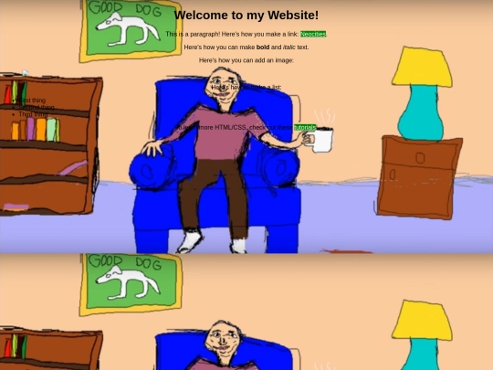 test screenshot