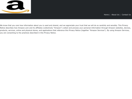 Amazon/privacy screenshot