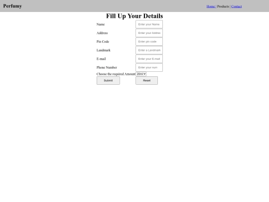 perfume/order screenshot