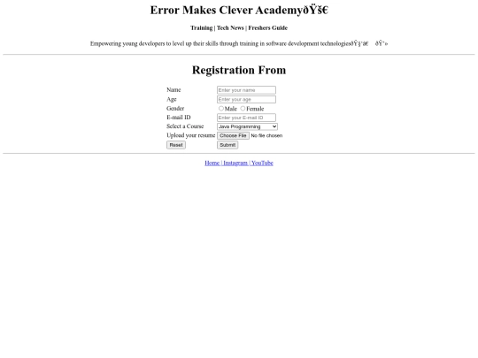 web/register screenshot