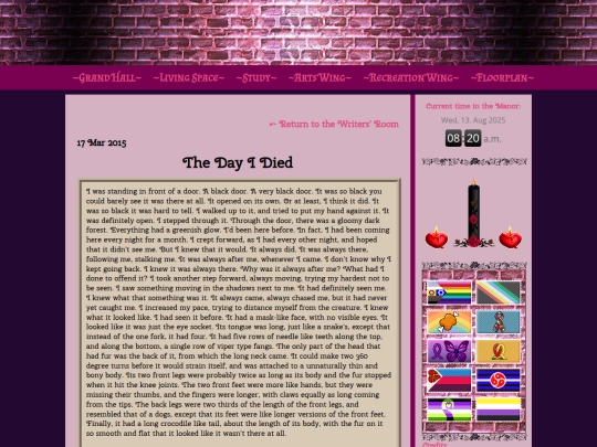 arts_wing/writers_room/prose/the_day_i_died screenshot