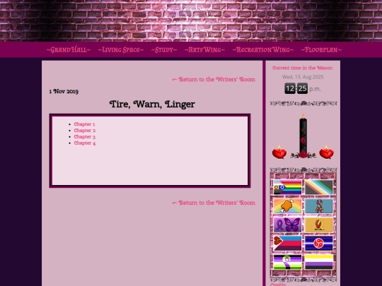 arts_wing/writers_room/prose/tire_warn_linger screenshot