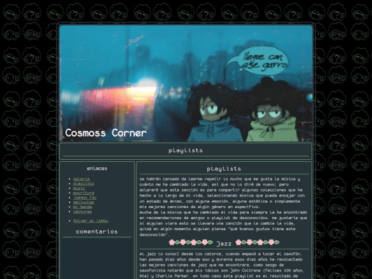 links/playlists screenshot