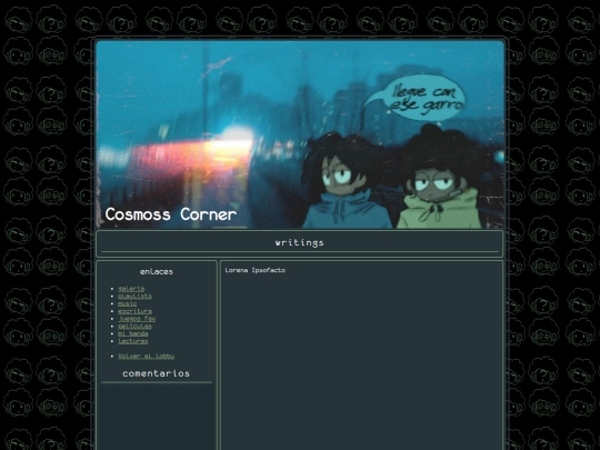 links/writings screenshot