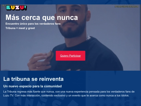 luzulanding screenshot