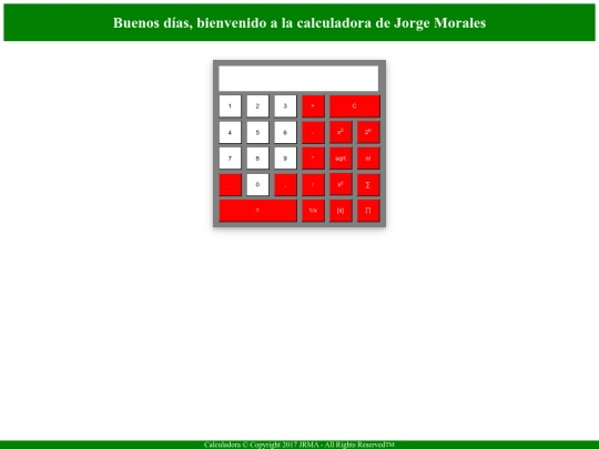 Calculadora-Jorge-jquery screenshot