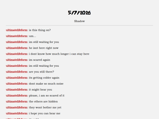 SITEINDEX/encounters/Chatlogs/572026 screenshot