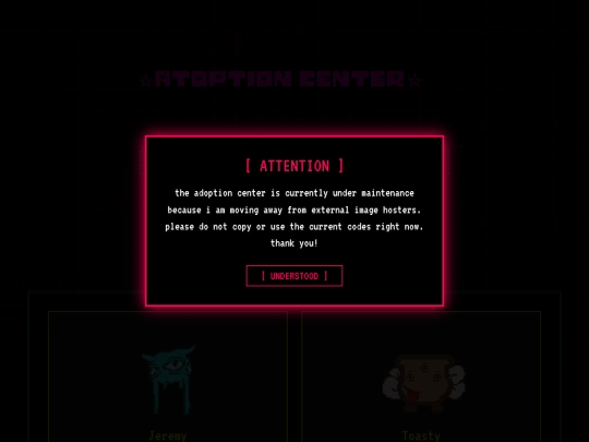 adoptioncenter screenshot