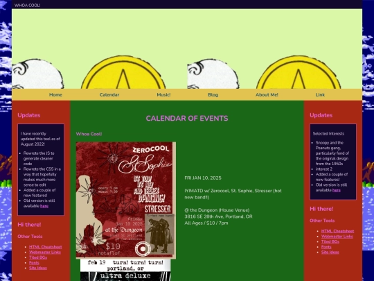 Calendar screenshot