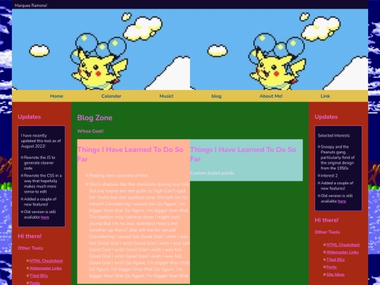 blog screenshot