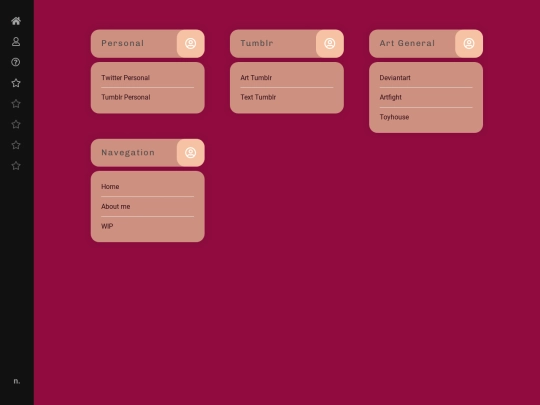 Links screenshot
