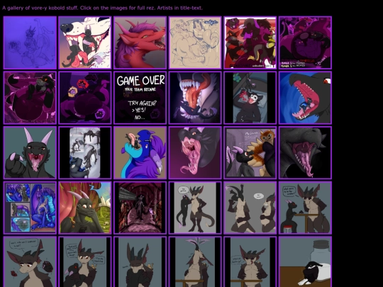 Character Art/kobblesonavore screenshot