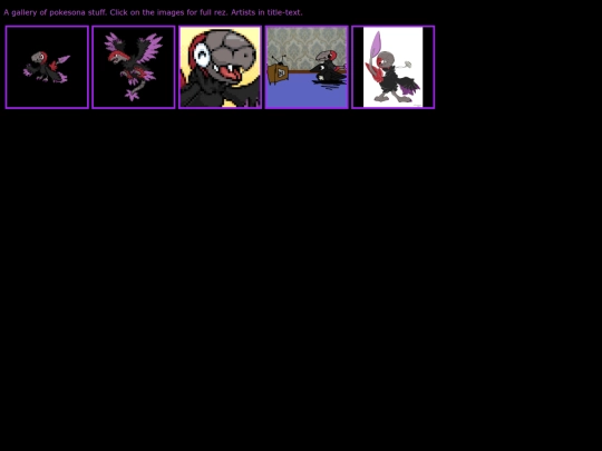 Character Art/pokesona screenshot