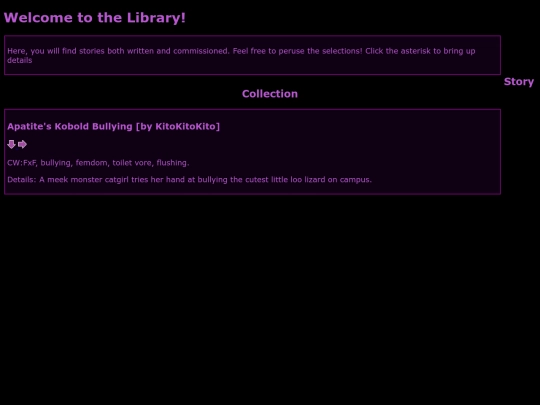 library/librarylanding screenshot