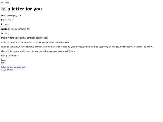 letter screenshot