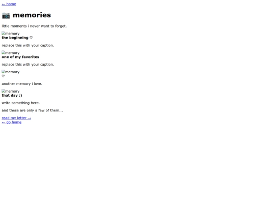 memories screenshot