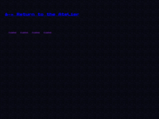 Atelier/00 screenshot