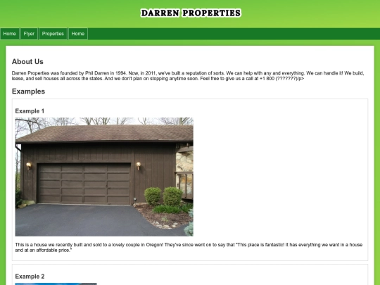 darrenproperties screenshot