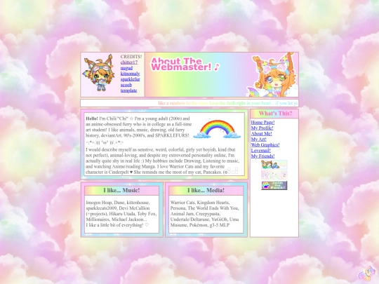 aboutme screenshot