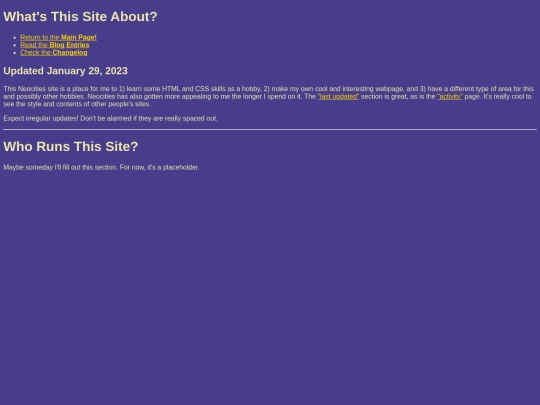 info screenshot