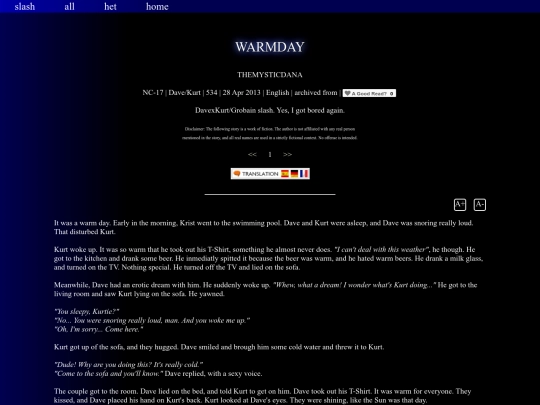 fic/slash/themysticdana/warmday screenshot