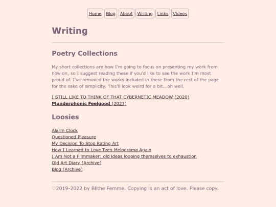 writing screenshot