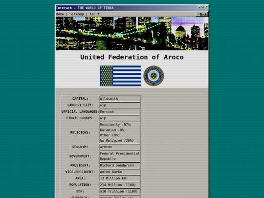 wiki/countries/aroco screenshot