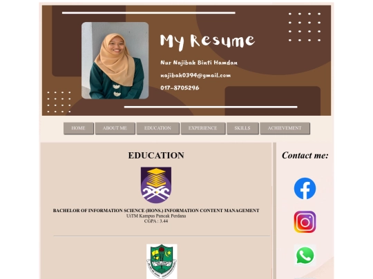 education screenshot