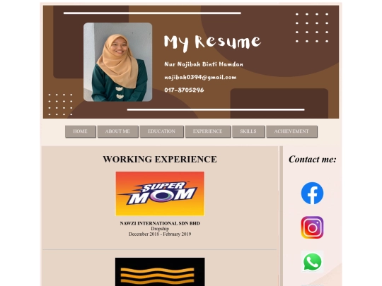 experience screenshot