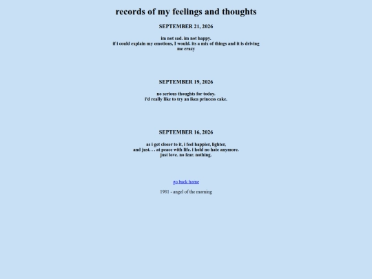 entries screenshot
