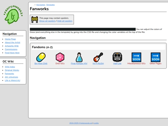 ocwiki/fanworks screenshot
