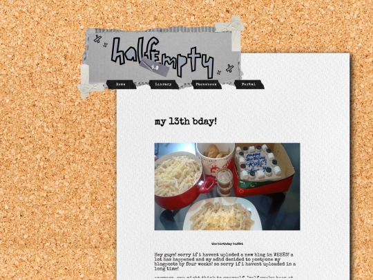 html/buffet screenshot