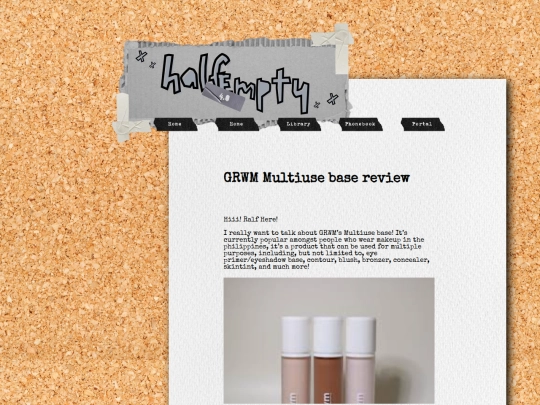 html/grwm4 screenshot