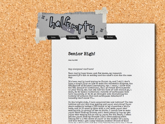html/shs screenshot