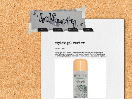 html/stylex1 screenshot