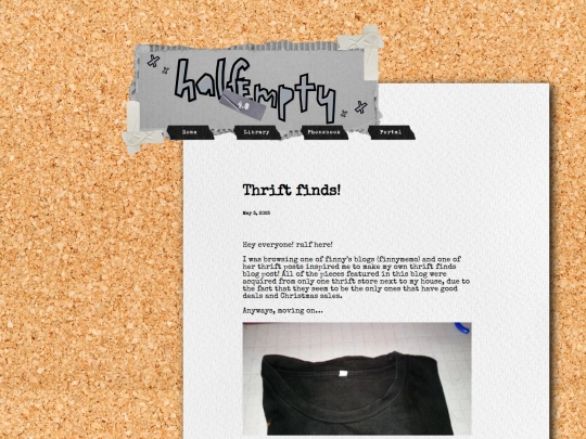 html/thriftt screenshot