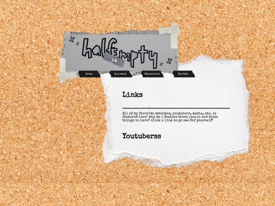 links screenshot