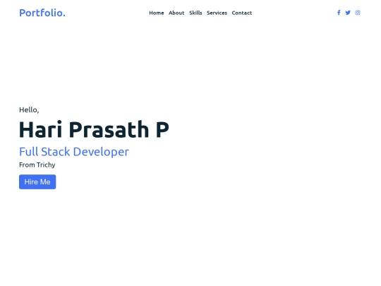 portfolio screenshot