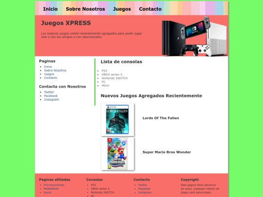 plantilla screenshot