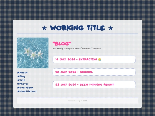 blog screenshot