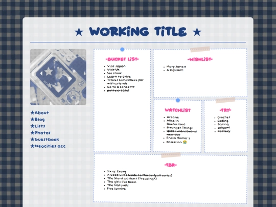 lists screenshot