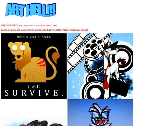 art_portfolio screenshot