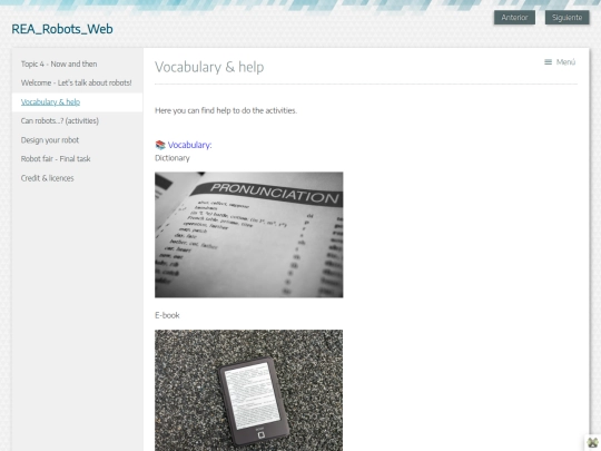 vocabulary__help screenshot