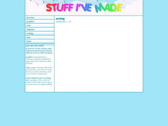 writing screenshot