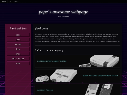 index screenshot