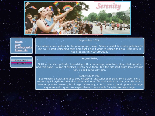 pages/SiteUpdates screenshot