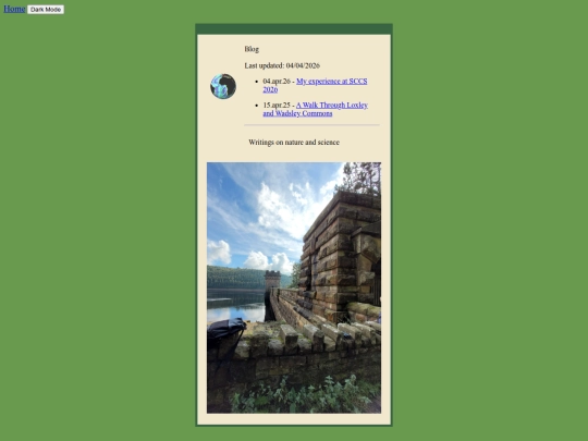 blog screenshot