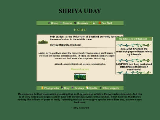 index screenshot